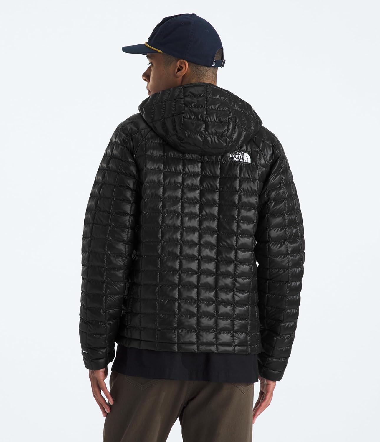 THE NORTH FACE Men's Thermoball Hooded Jacket | Lightweight, Wind & Water Resistant, Synthetic Insulation & Adjustable Hood