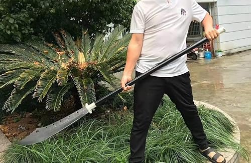 Miniatura 8 de Espada ancha de la luna, GuanDao, hoja de acero de alto carbono hecha a mano, China kung fu