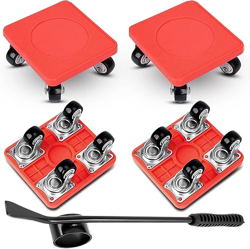 Miniatura 1 de Carro para muebles levantadores de muebles para muebles pesados carro de muebles con 4 ruedas resistente capacidad de carga de 800 libras Carros