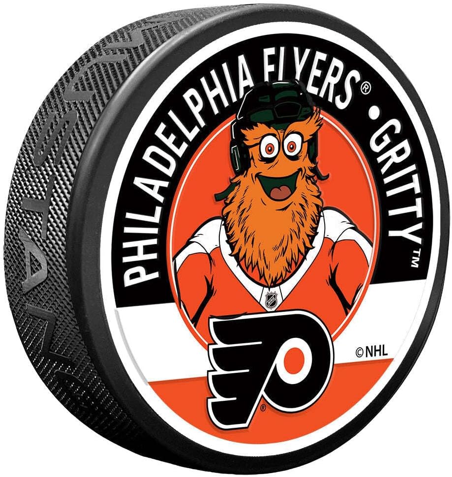 Sports Decor Philadelphia Flyers Gritty Mascot Textured Puck