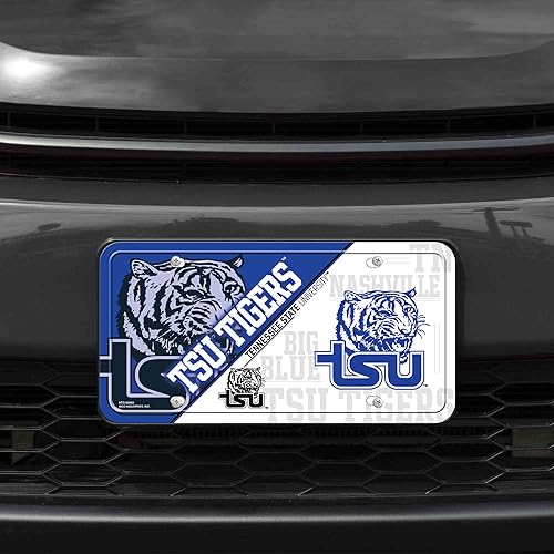 Miniatura 133 de NCAA etiqueta de metal para auto, negro