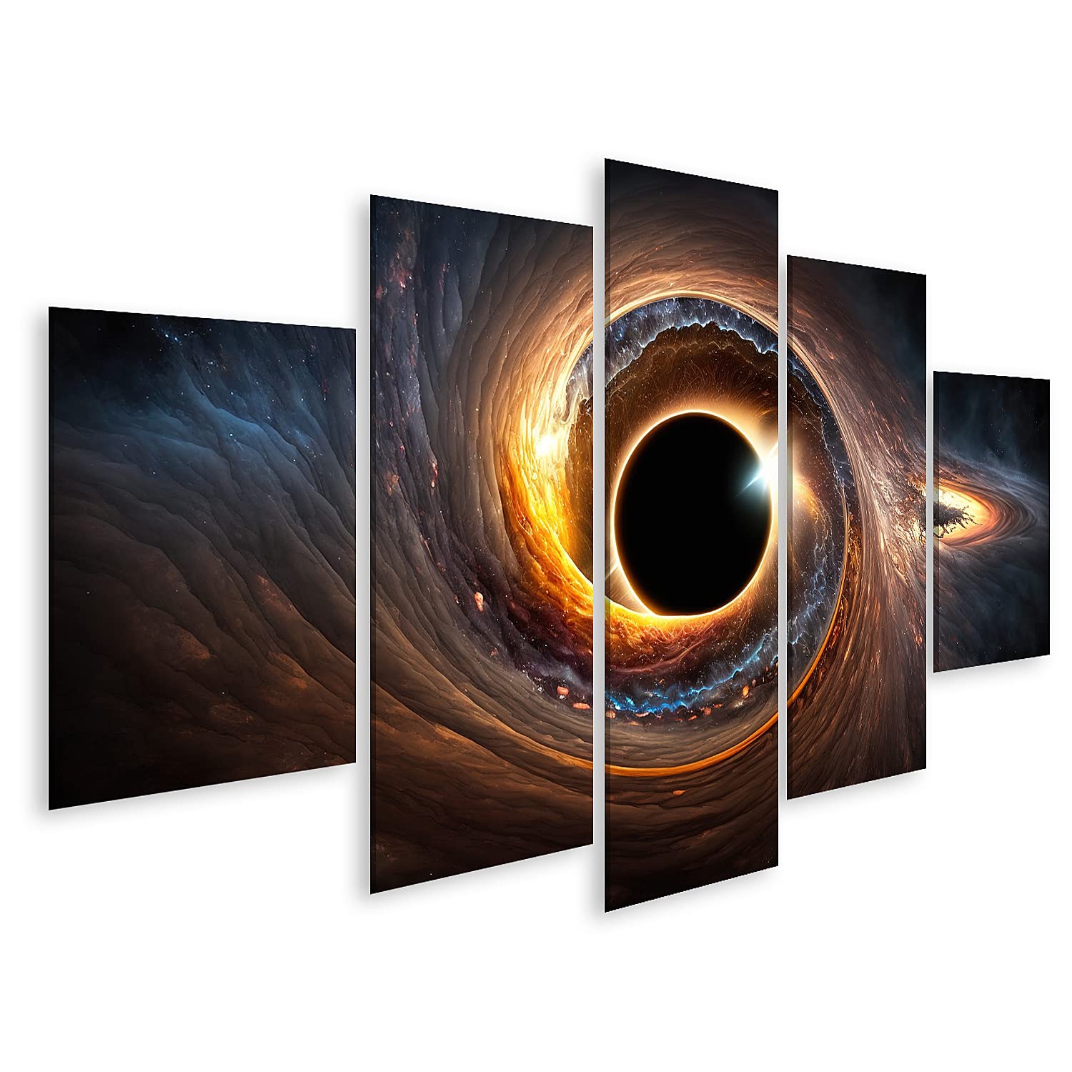 Islandburner Tableau Sur Toile Planètes Du Système Solaire Cadre Affiche Poster Murale Tableaux