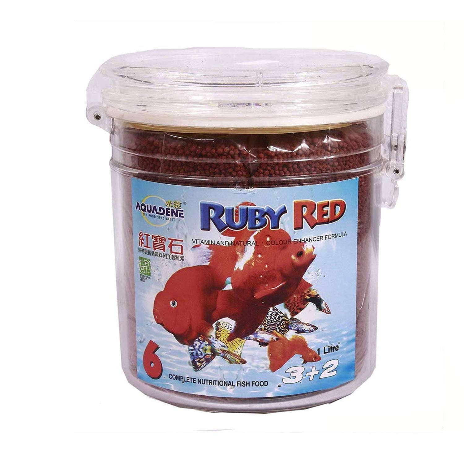 JAINSONS PET PRODUCTS All Life Stages Aquadene Pellet Ruby Red Complete Nutritional Fish Food For Red Parrot Flower Horn Gold Fish.(1 Liter) (B07N5HLNCH) Amazon Price History, Amazon Price Tracker