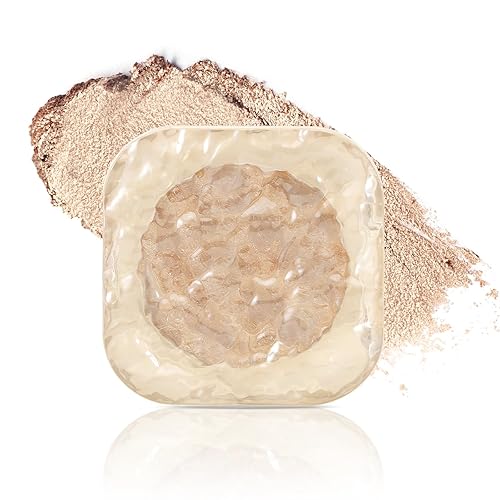 Paleta de maquillaje iluminador con purpurina, polvo iluminador de brillo ultra fino suave, brillo natural de larga duración, brillo de perlas para