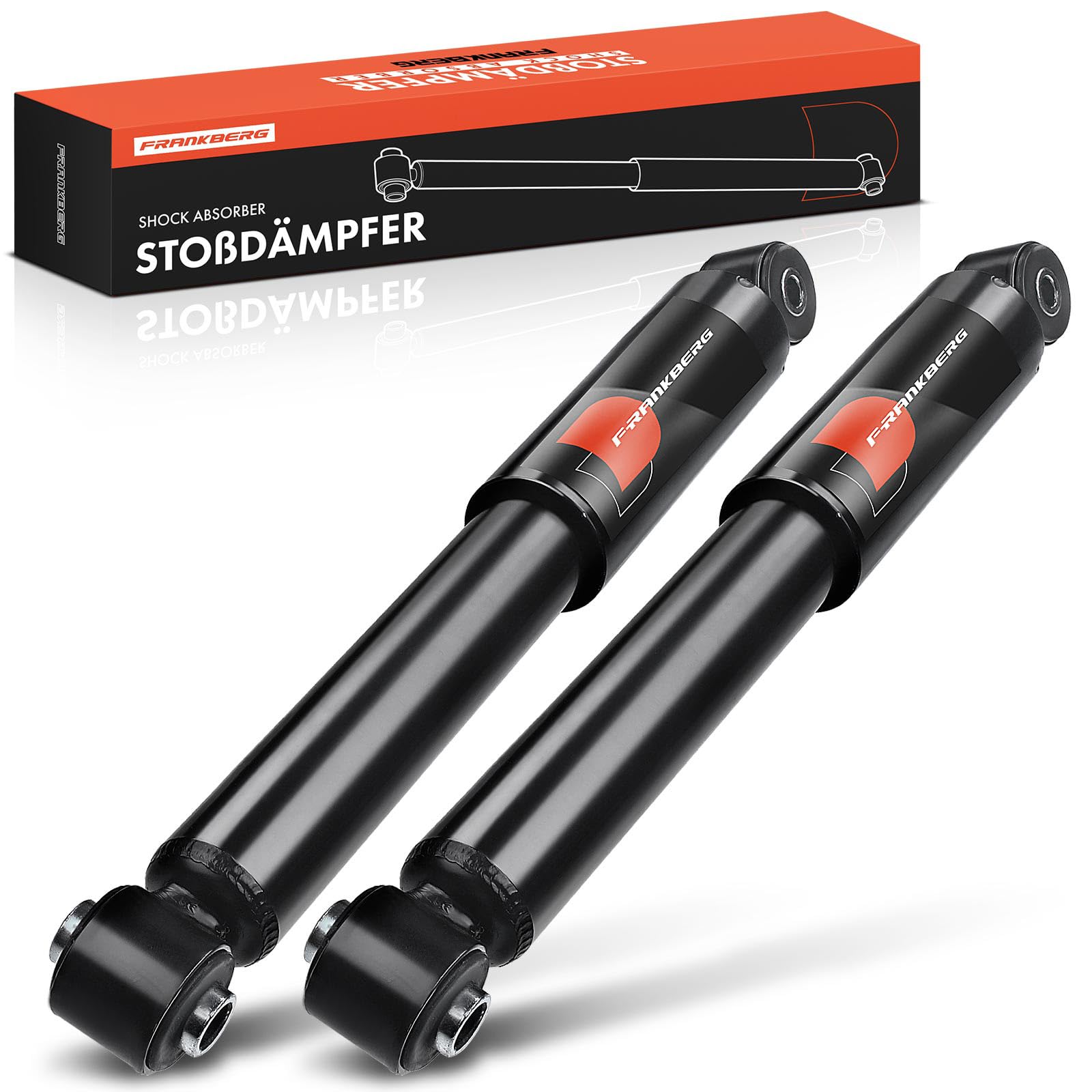 Frankberg 2x Ammortizzatori per sospensioni Ammortizzatori per telaio Posteriore sinistro destro 365mm Pressione del gas Compatibile con 500 312 500C/595C/695C 500 C 312 Replace# 313992,343488