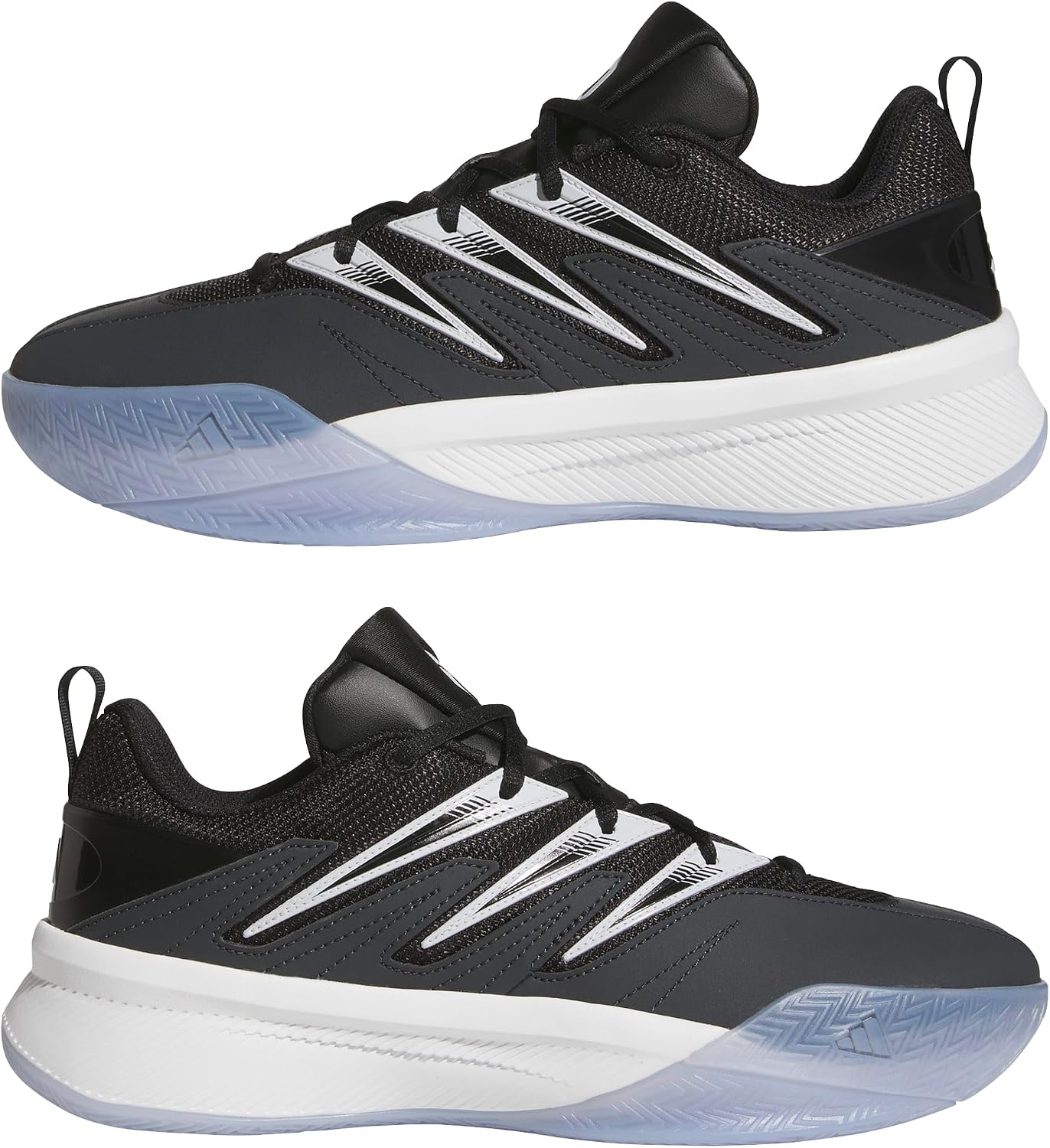 Adidas Unisex Women's Certified 3 Basketball Trainers, Core Black Clear Grey Carbon, 6.5 US