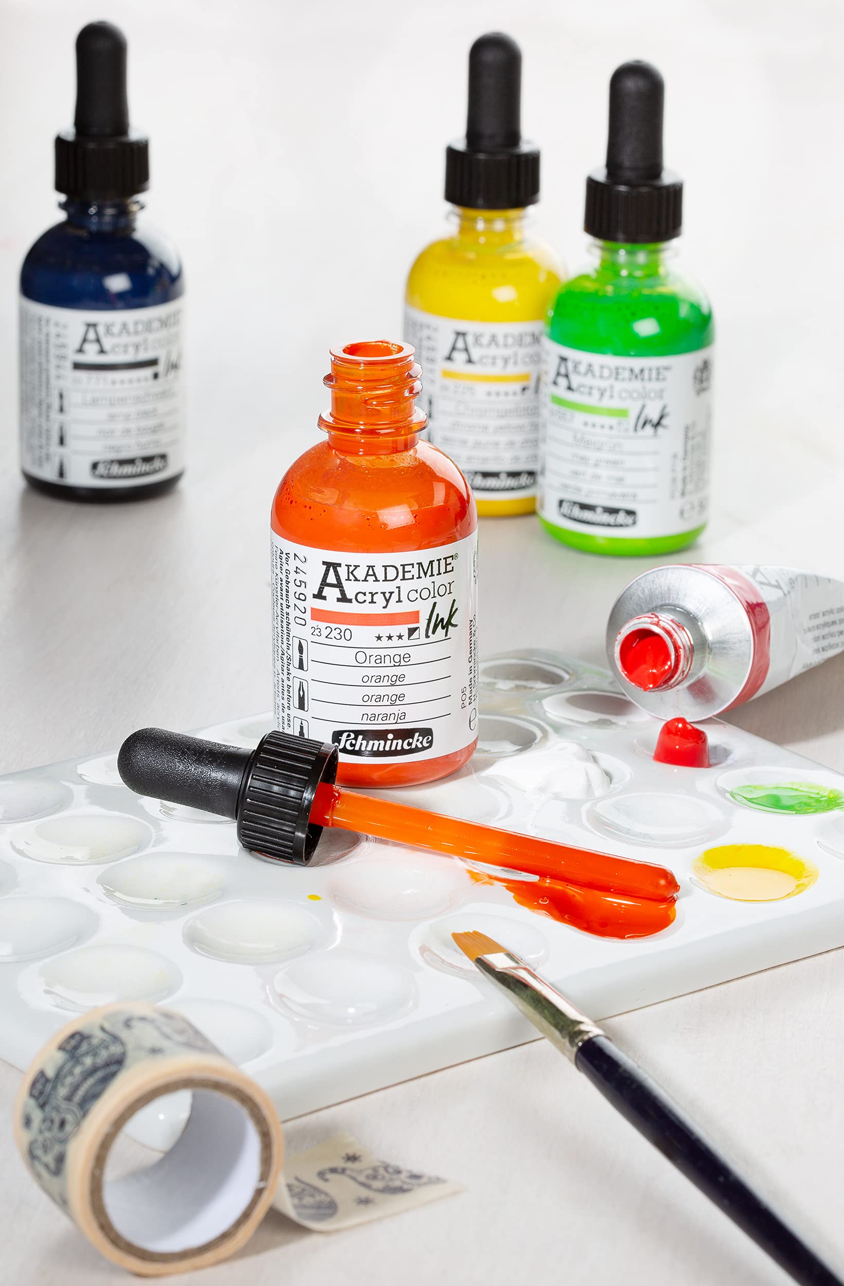 Schmincke Akademie Akrilik Mürekkep 50 ml 668 Vandyke Brown