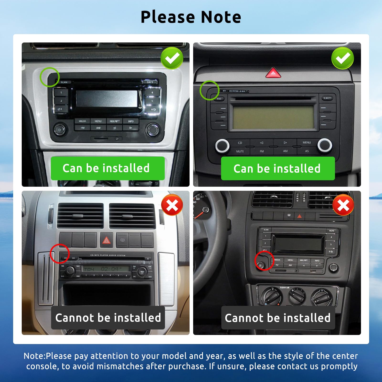 2G+64G Autoradio per VW Golf 5 6 Passat Jetta Caddy EOS T5 Tiguan Touran CC Polo con Carplay Android Auto Wireless, 9" Schermo Tattile Stereo Auto co Bluetooth GPS Wi-Fi FM RDS Mirror Link Retrocamera