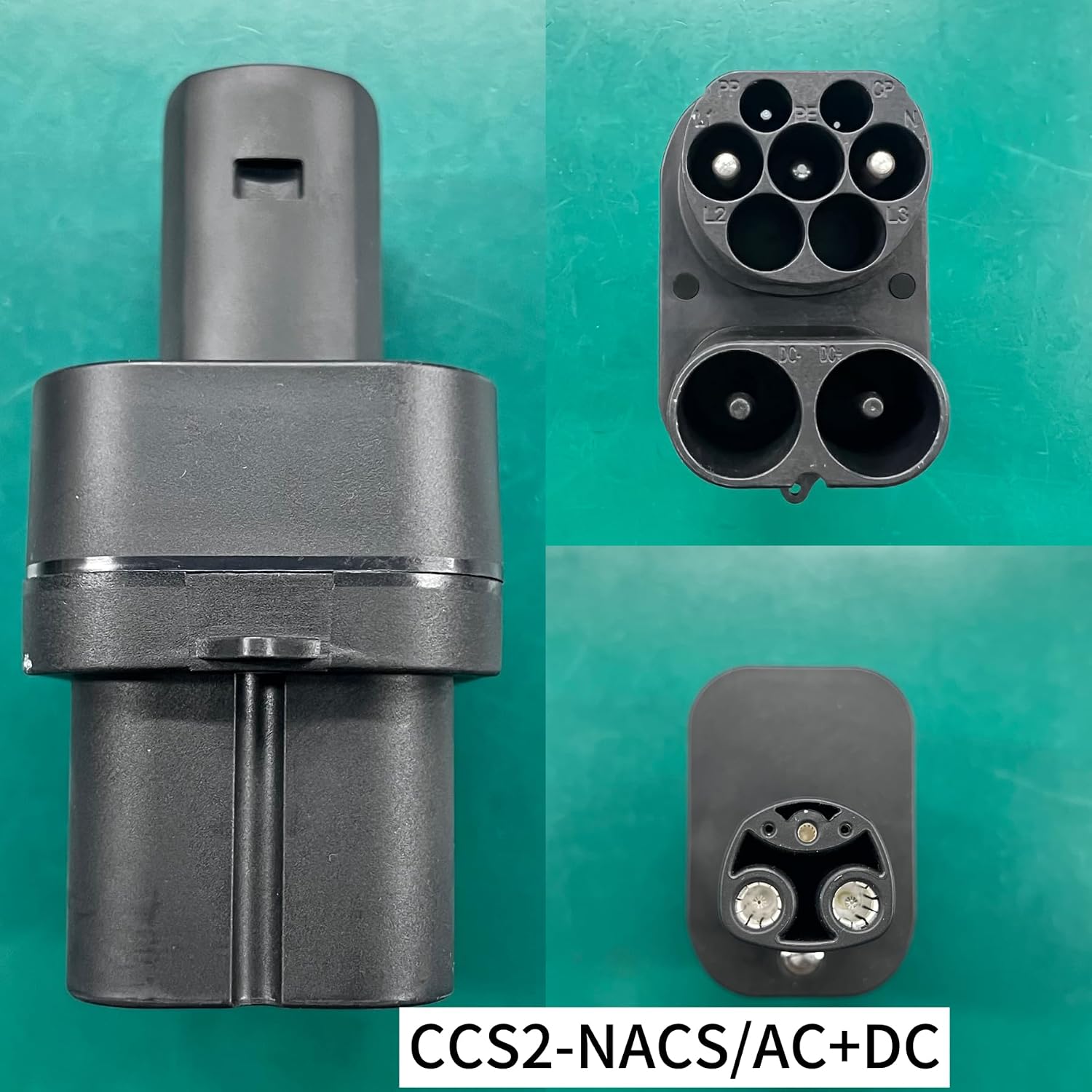 CCS Combo 2 to NACS AC+DC Charging Adapter for Model 3/X/Y/S, 22kW / 250kW Max