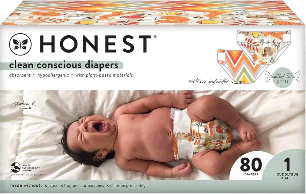 在庫処分・数量限定 The Honest Companyおむつ サイズ1 160枚+オマケ