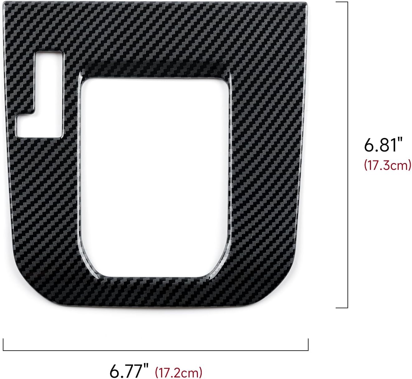 ABS Carbon Fiber Center Console Gear Shift Panel Trim Only for 2025 2026 Subaru Forester Decal Accessories (NOT for Forester Wilderness)