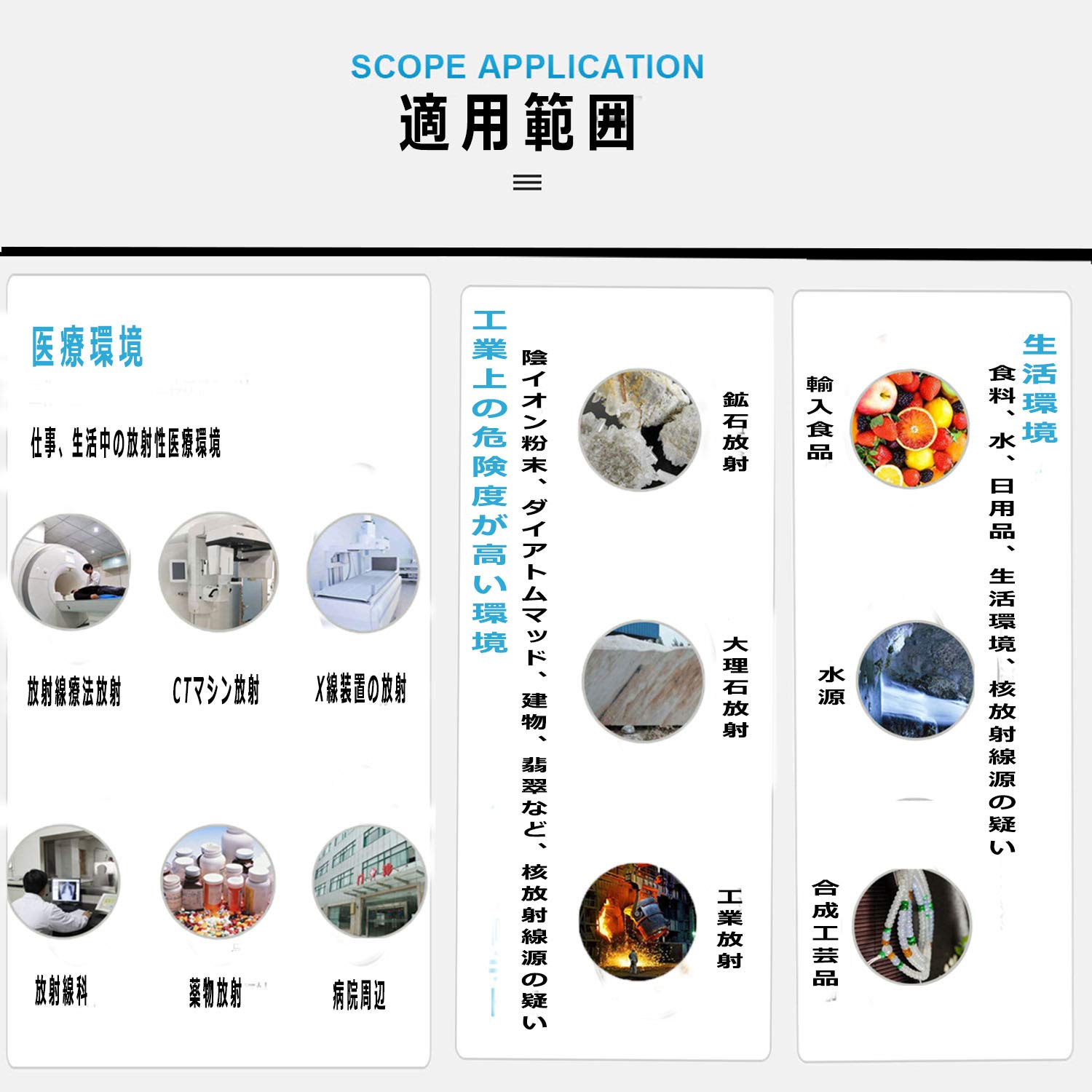 Pudibei 放射線測定器 ガイガーカウンター 放射能空間線量計β線、γ線、X
