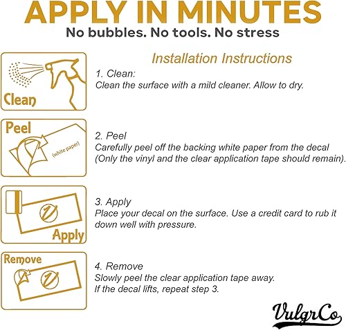 Miniatura 3 de VulgrCo Juego de 100 calcomanías personalizadas, troqueladas individualmente, imprime tu propia calcomanía, resistentes a los rayos UV, etiquetas