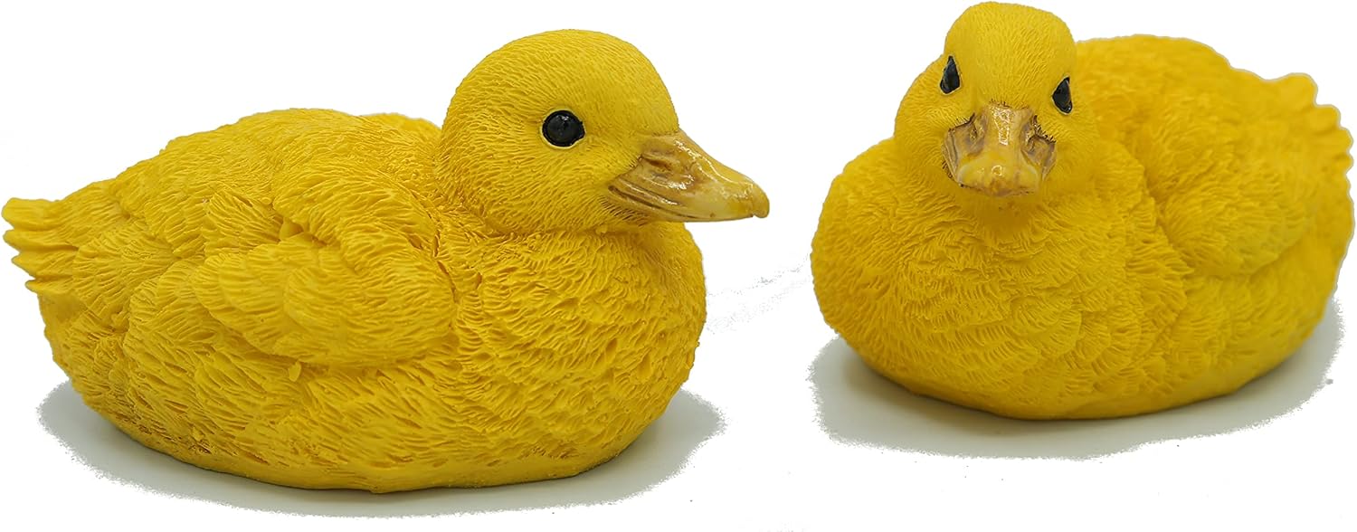 C&F Garden Decor Outdoor Polyresin Floating Ducks-A Pair statue 14005 12 * 7 * 6.5 cm