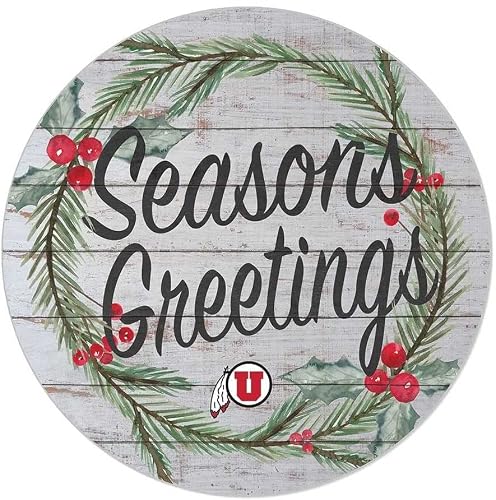 KH Sports 20x20 Indoor Outdoor Seasons Greetings Sign Utah Running Utes