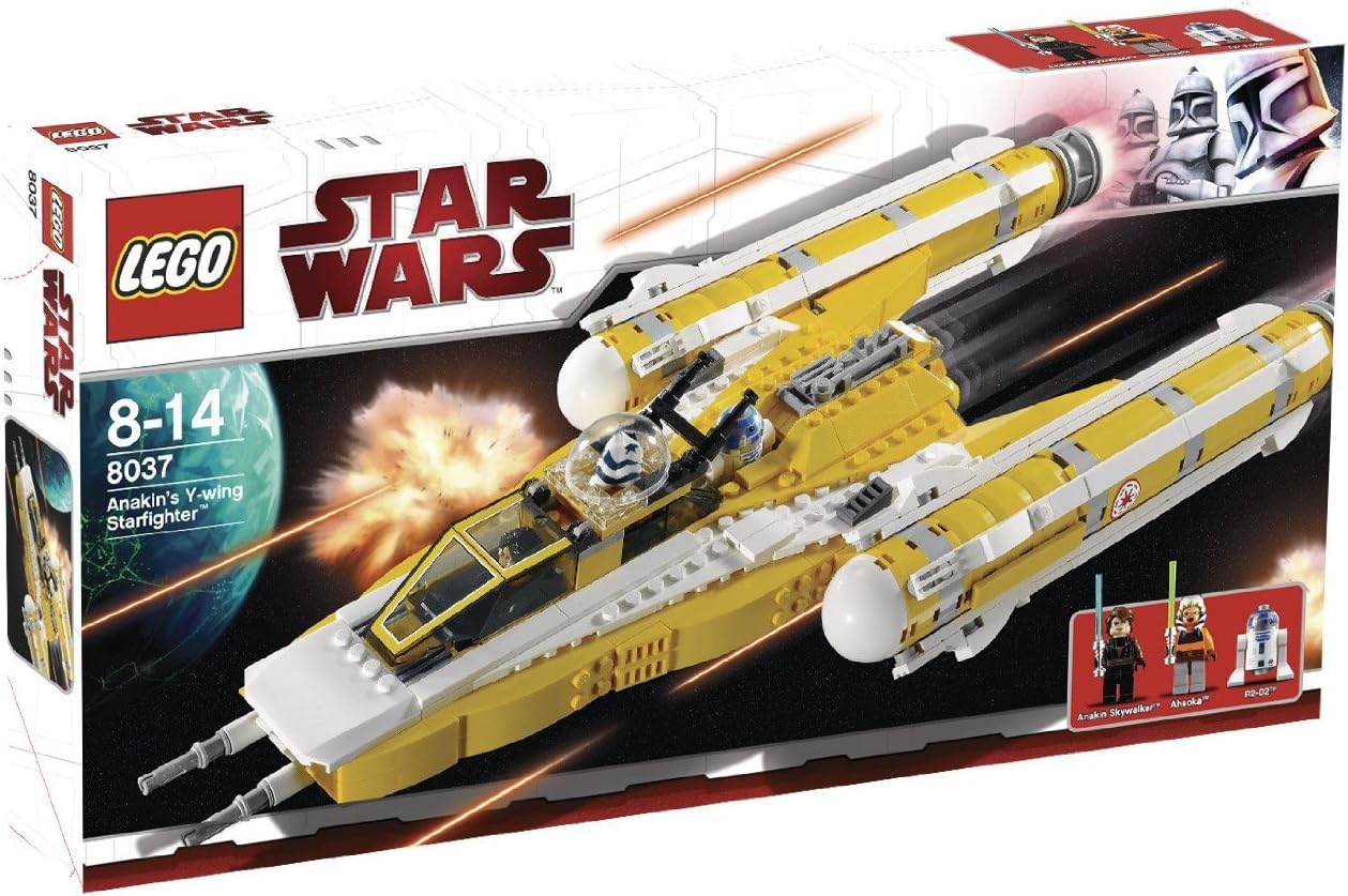 LEGO - 8037 - Jeu de construction - Star Wars - Clone Wars - Anakin's Y-wing Starfighter 