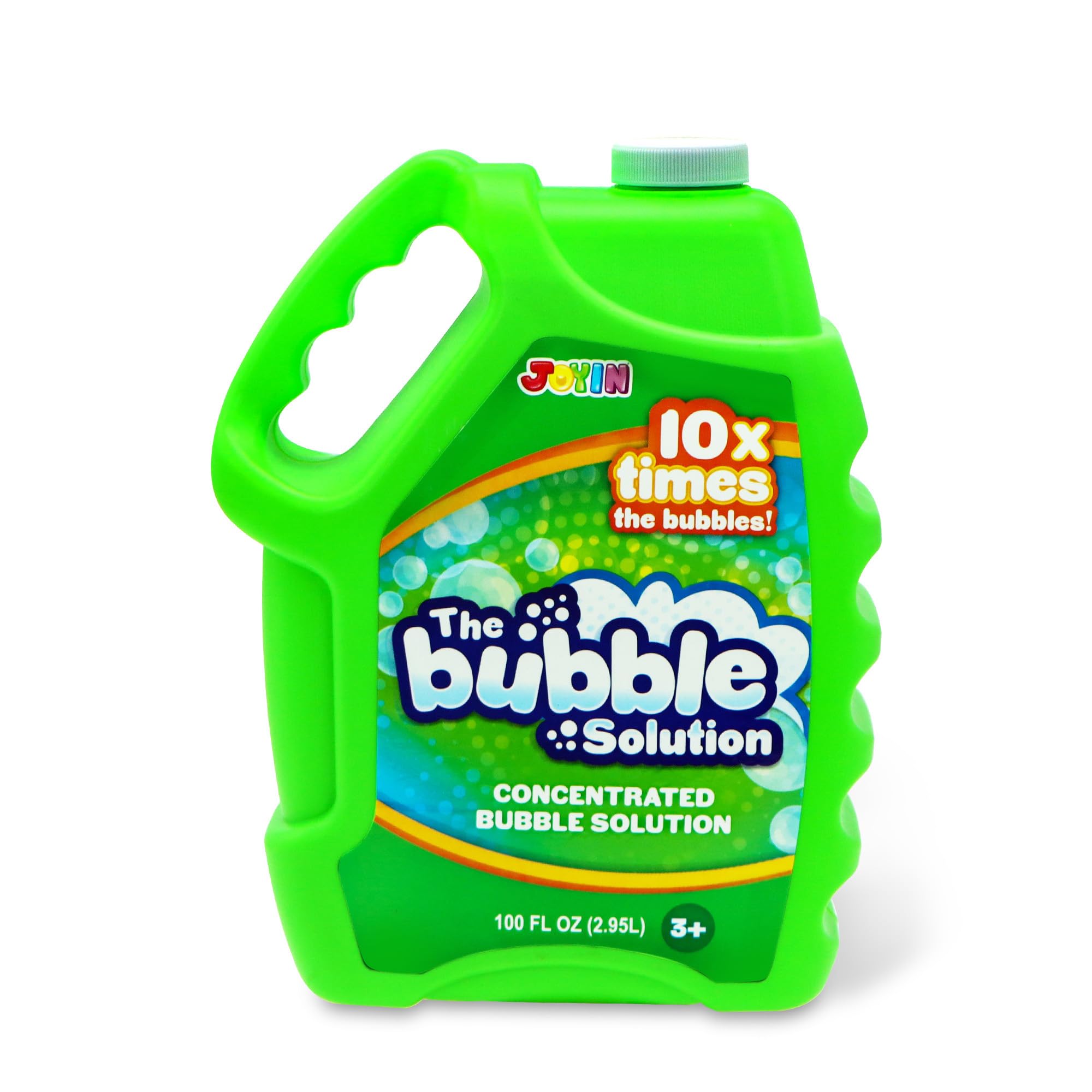 JOYIN100 Oz Concentrated Bubble Solution (up to 8 Gallon) for Large Party in Summer Celebrations, Party Favor, Bubble Summer Toy, Classroom Prizes, Easter (Green)