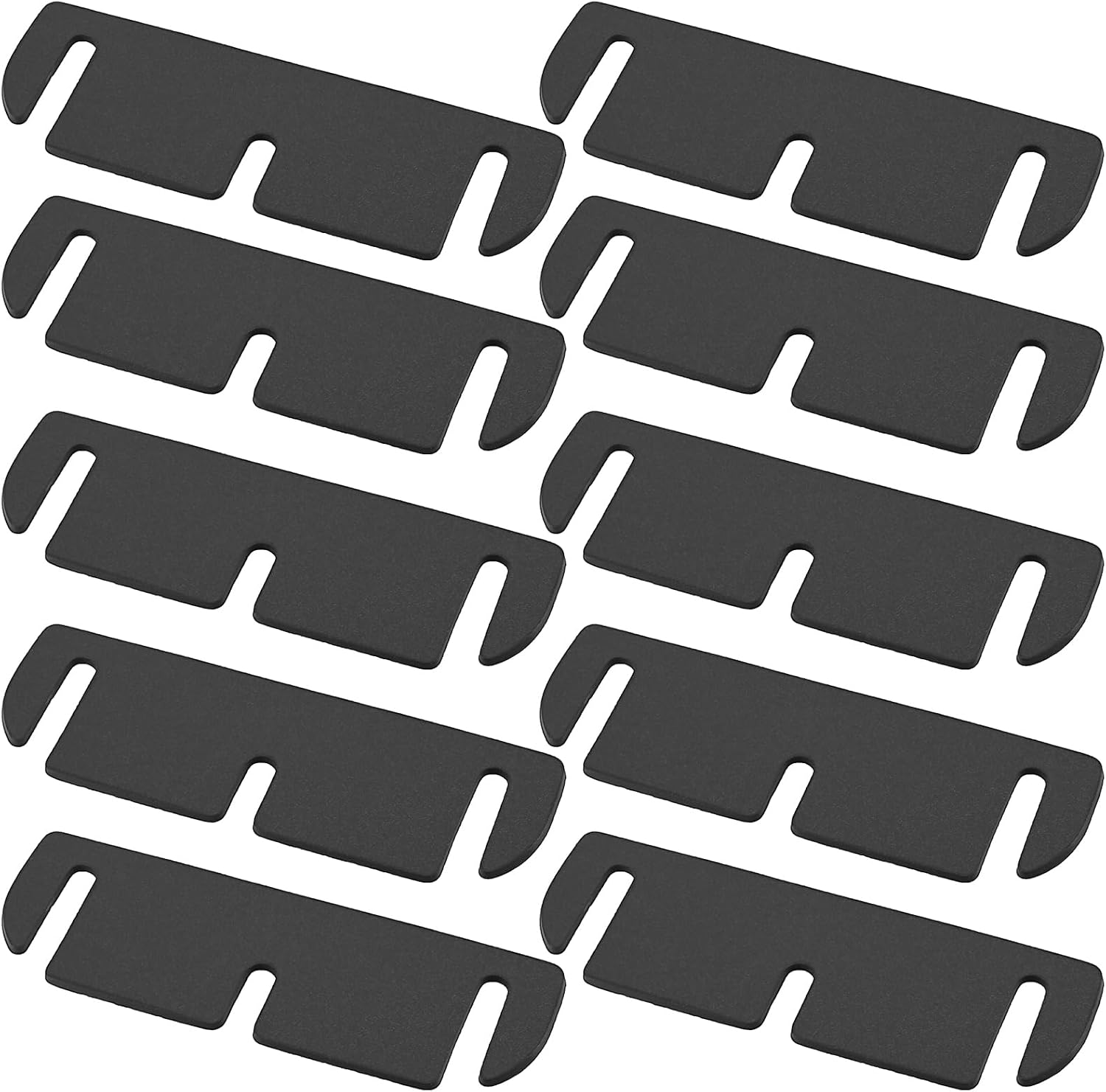 10 Pcs 3.5 Inch Door Hinge Shims for Interior Doors, Adjustable Spacers to Align Doors, Fix Air Leaks, Easy to Trim - Perfect for Door Alignment & Gap Filling