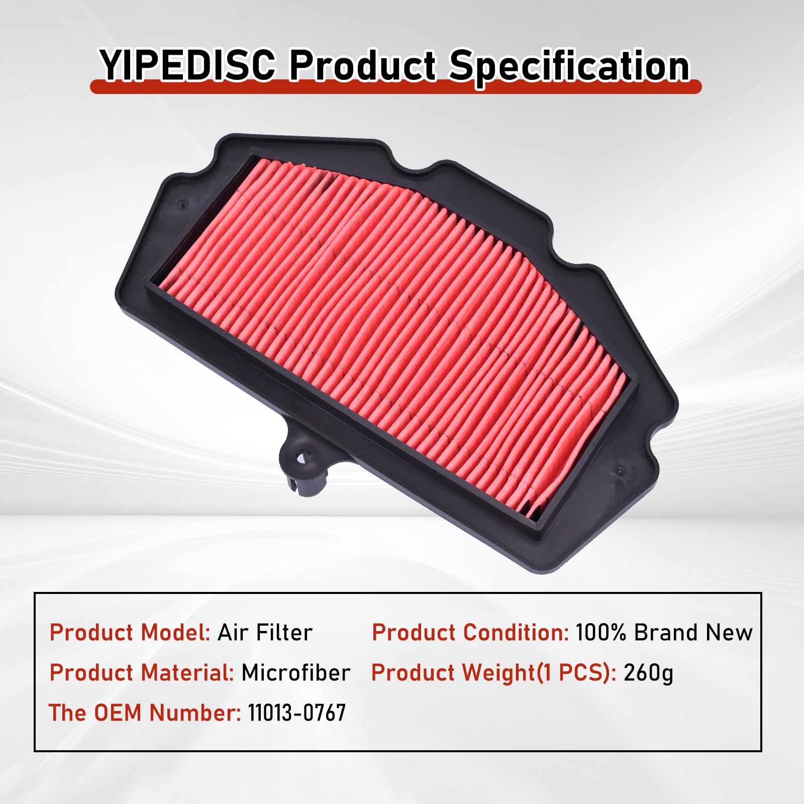 Amazon.com: Air Filter 2406 11013-0767 Fit for Kawasaki for Ninja