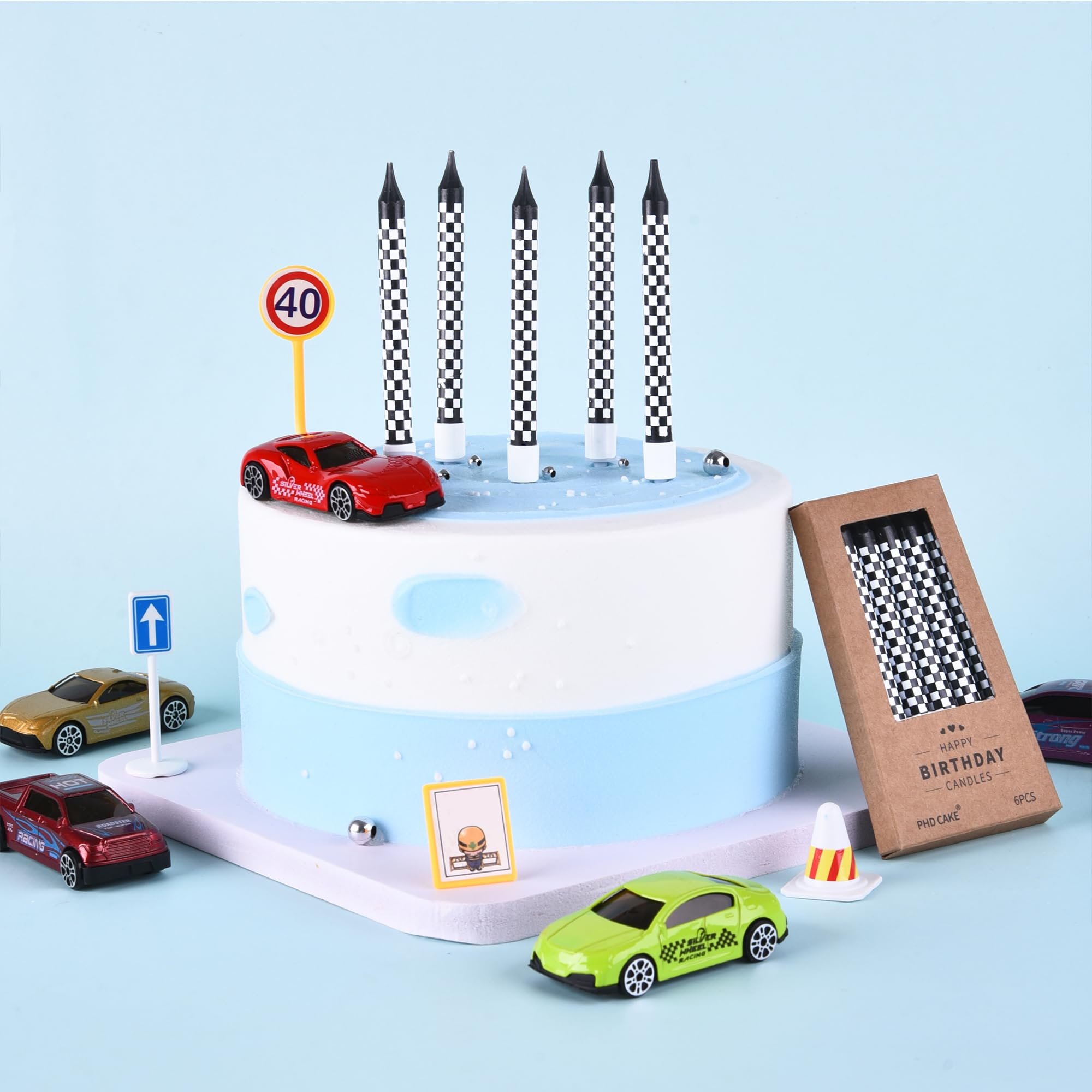 Racing Car Birthday Candles - 36 Pack -5