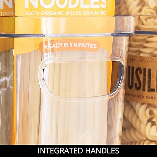 Miniatura 4 de iDesign Crisp - Contenedor de almacenamiento para nevera y despensa con asas, contenedor para alimentos, bebidas, organización de productos, sin