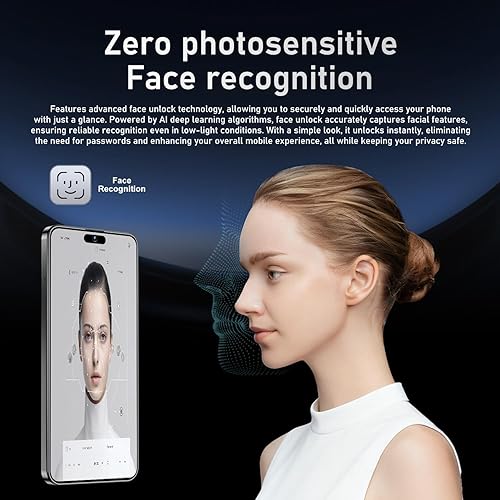 Miniatura 3 de SZV 17PROMA X - Teléfono celular desbloqueado de 12 + 512 GB, pantalla HD de 6.99 pulgadas, batería Android 15, 7000 mAh, teléfono desbloqueado,