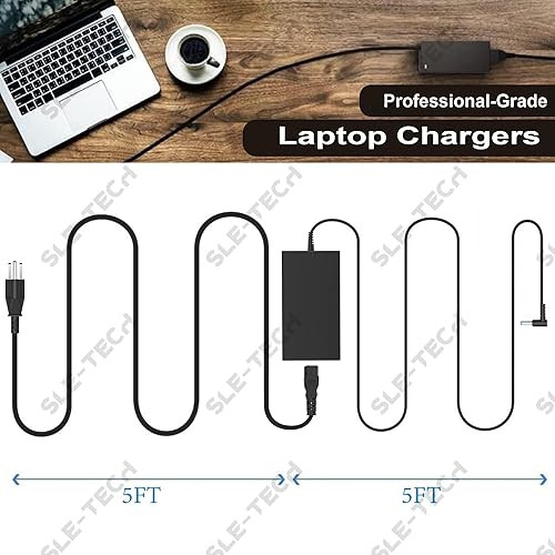 Miniatura 4 de SLE-TECH Adaptador de CA de 200 W, cargador para portátil compatible con HP Pavilion Gaming 15 17 Envy 15 17 ZBook G3 G4 G5 G6 G7 15 15t 17 17t,