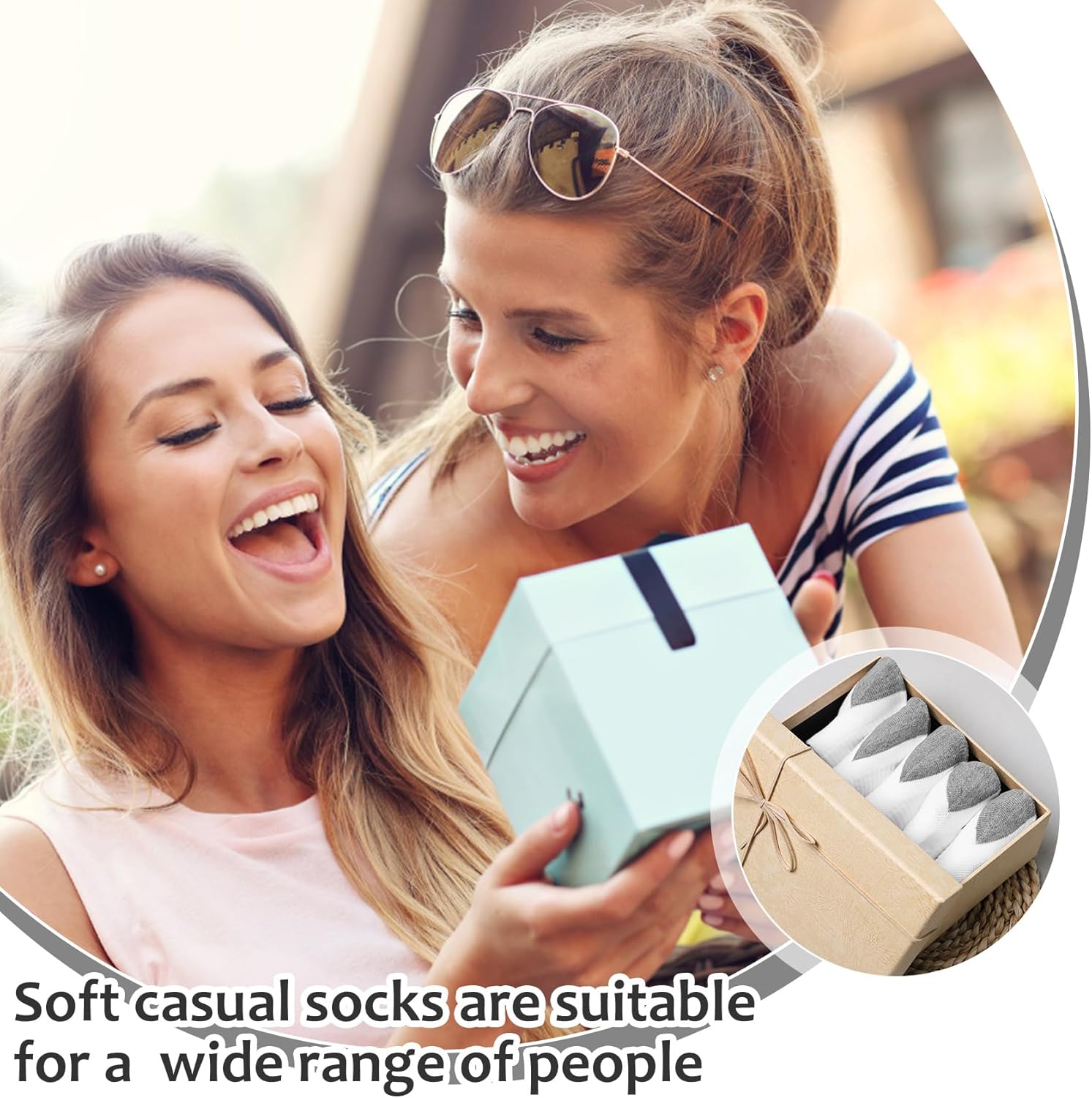 YSense 8 Pairs Crew Quarter Socks for Women Men, Breathable Cotton Athletic Running Ankle Cushioned Gym Socks for Hiking - Image 7