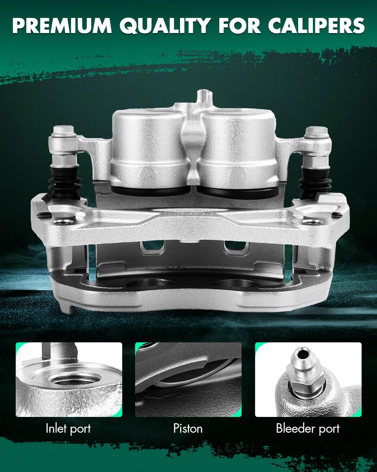 SCITOO 19B3349 19B3348 Front Left & Right Disc Brake Calipers Assembly w/Bracket For Subaru For B9 Tribeca/For Forester/For Legacy/For Outback/For Tribeca/For WRX