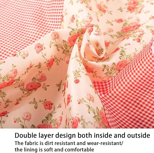 Miniatura 5 de 3 delantales florales de cocina, delantales para mujer, lindos delantales florales para mujer, adecuados para regalos del día de la madre, Acción de