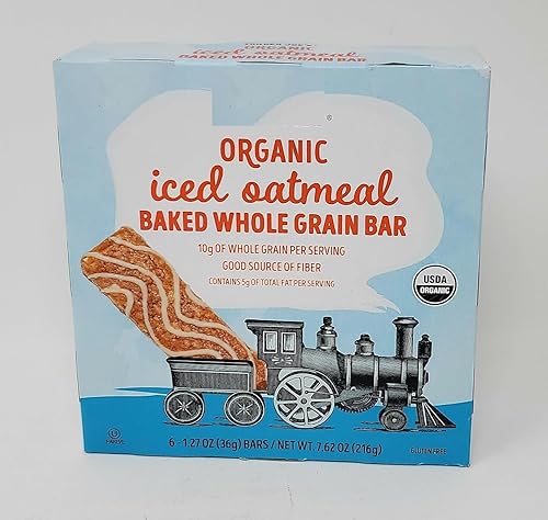 Trader J's Organic Iced Oatmeal Baked Whole Grain Bar 6-1.27oz