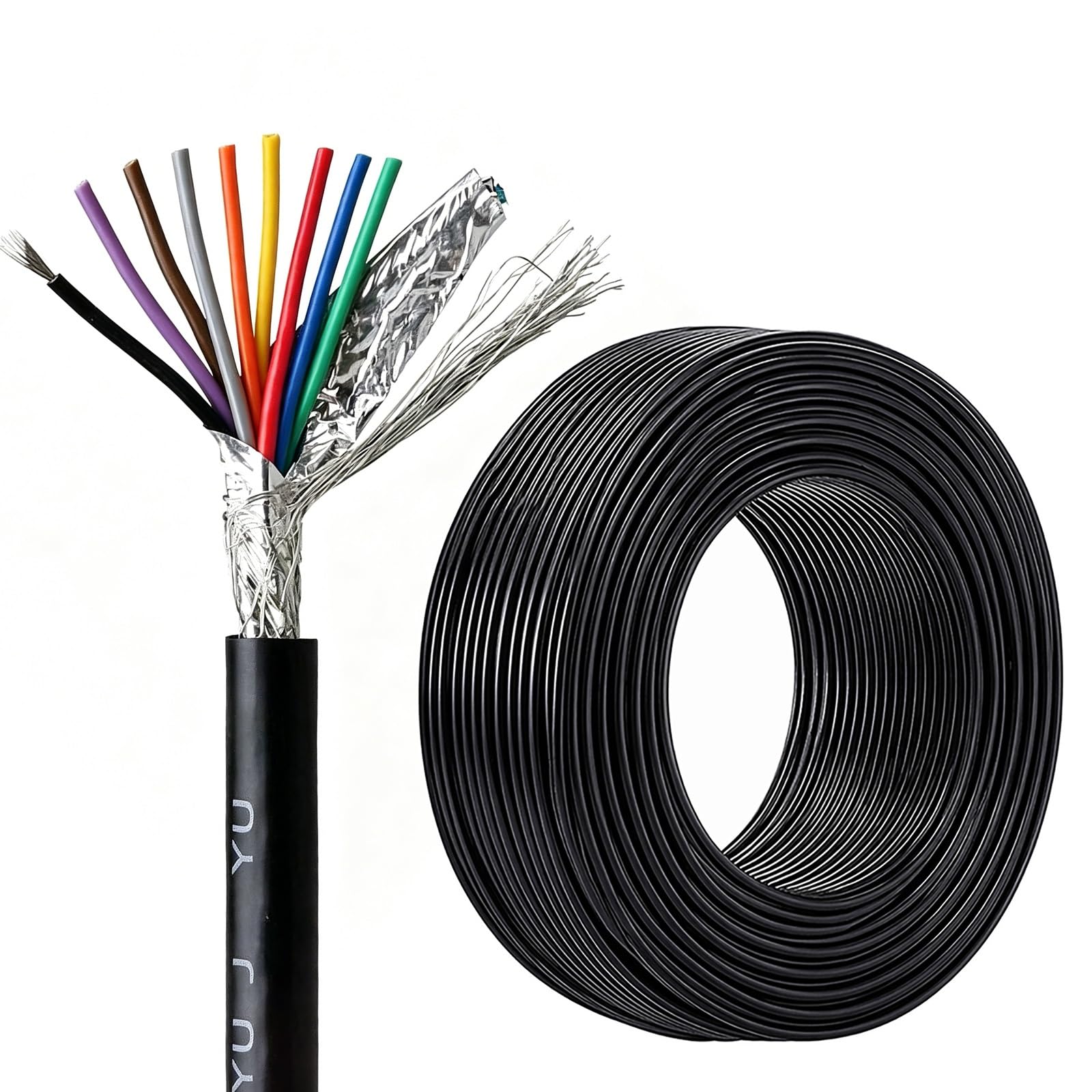 Cable blindado 9 núcleos elimina interferencias en tableros de control 8
