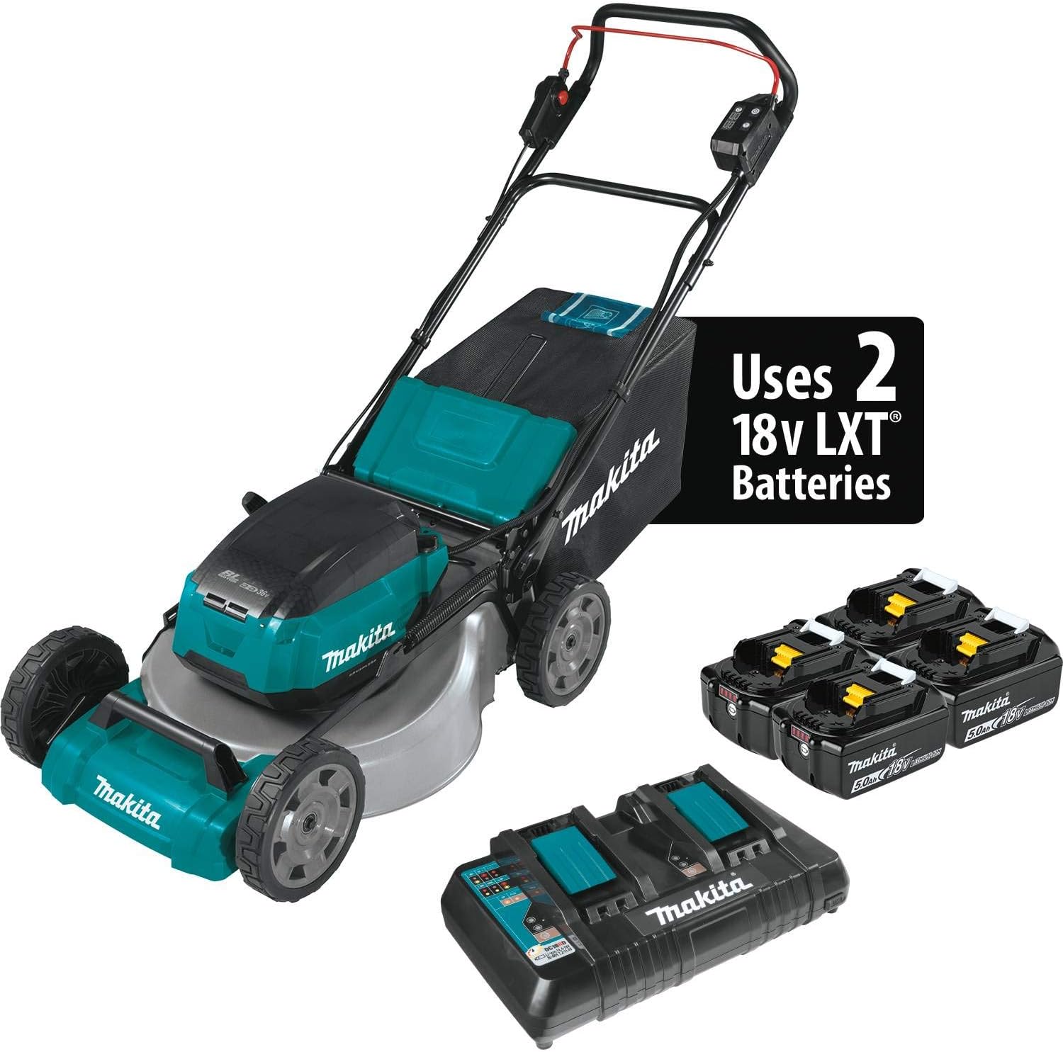 Makita XML03CM1 36V (18V X2) LXT® Brushless 18" Lawn Mower