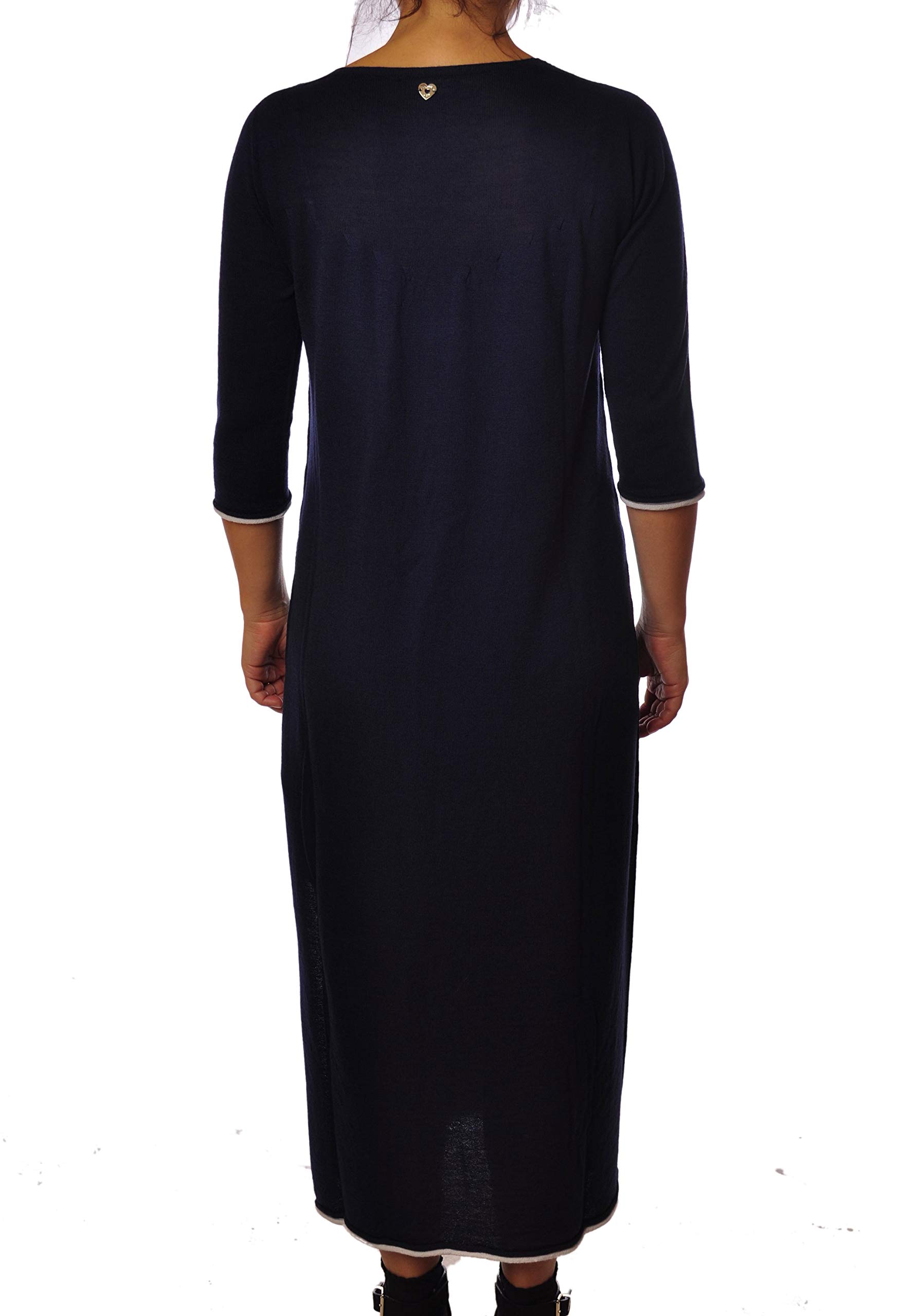 Twin set Abito Lungo in Maglia con Spacchi PA63FD tg