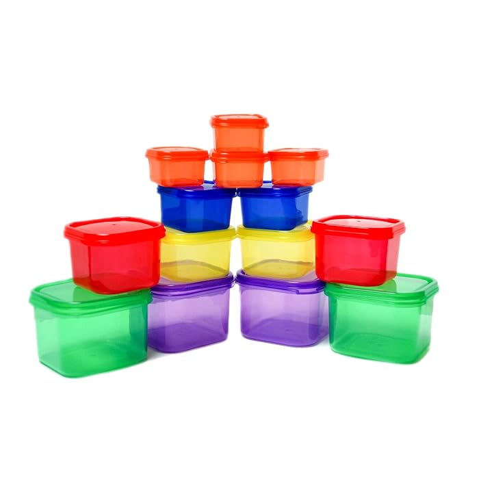 Buy Portion Control Containers Double Set with Lids 14 Pieces