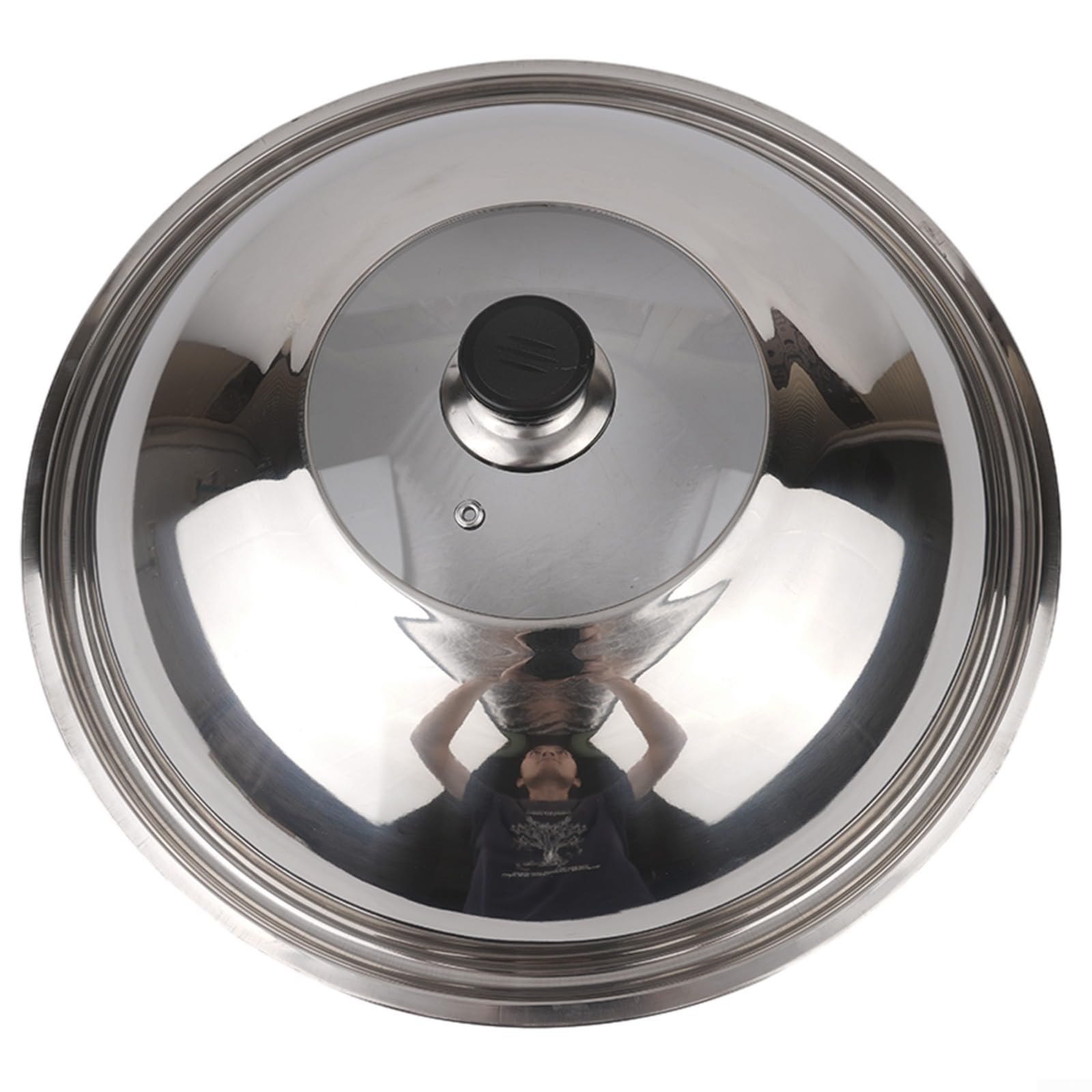 Couvercle en verre pour cocotte de 40 cm de rechange pour conserver la chaleur et cuire soigneusement