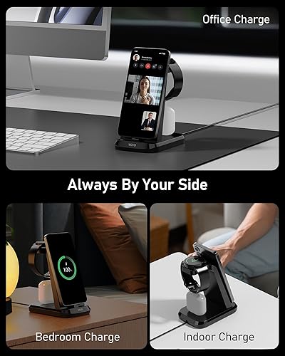 Miniatura 6 de VCVS Estación de carga rápida 3 en 1 todo en uno cargador USB-C de 36 W para Samsung Galaxy S24S23, Watch Ultra76, auriculares
