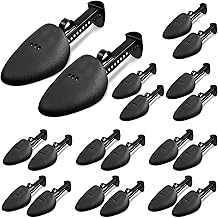 Honeydak 10 Pairs Plastic Shoe Stretcher Adjustable Shaper Stretchers Portable Shoe Trees Shoes Boot Holder for Men Women