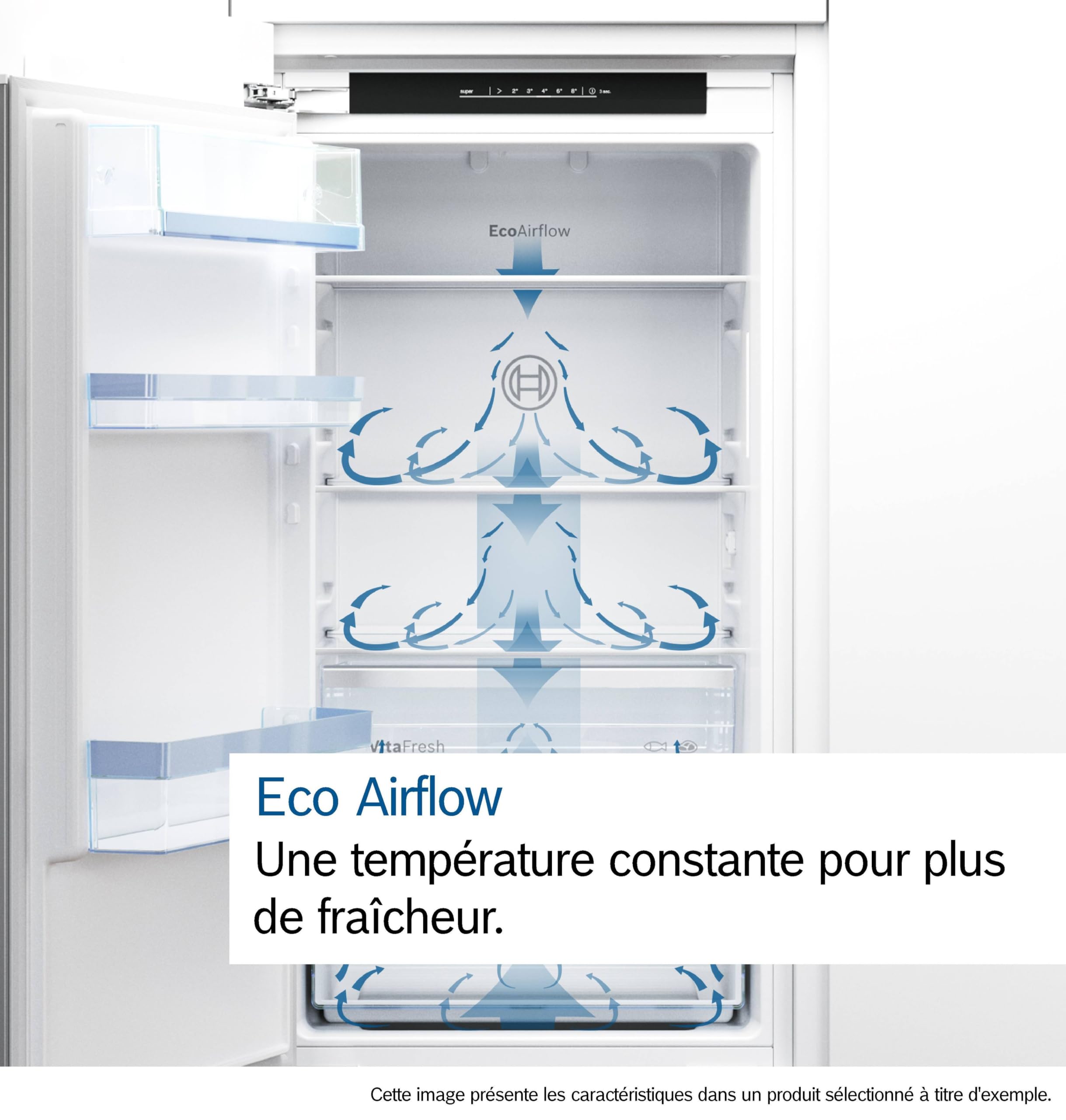 Bosch Série 2 KIR41NSE0 Réfrigérateur Encastrable 122,1 x 54,1 cm 204 L