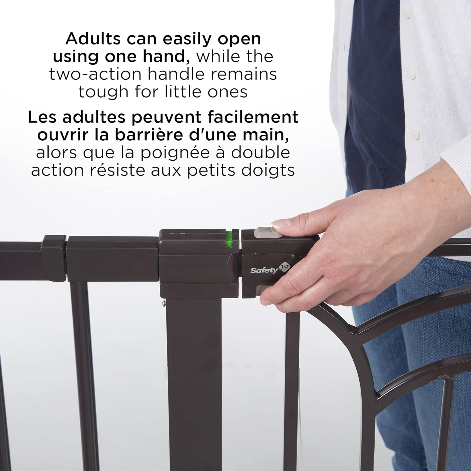 50% Off Discount Safety 1St Décor Easy Install Tall & Wide Baby And Pet Gate With Pressure Mount Fastening