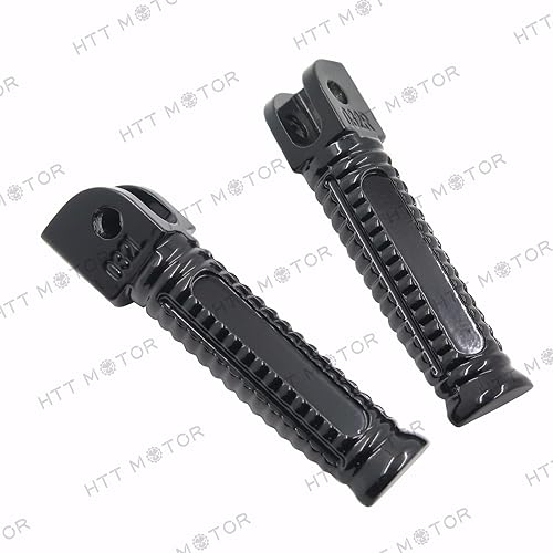 Miniatura 4 de HTTMT MT216-032- Estriberas delanteras compatibles con YZF 600R R6 R6S R1 FZ6 FZ Fazer XJR FJR 1300 Negro