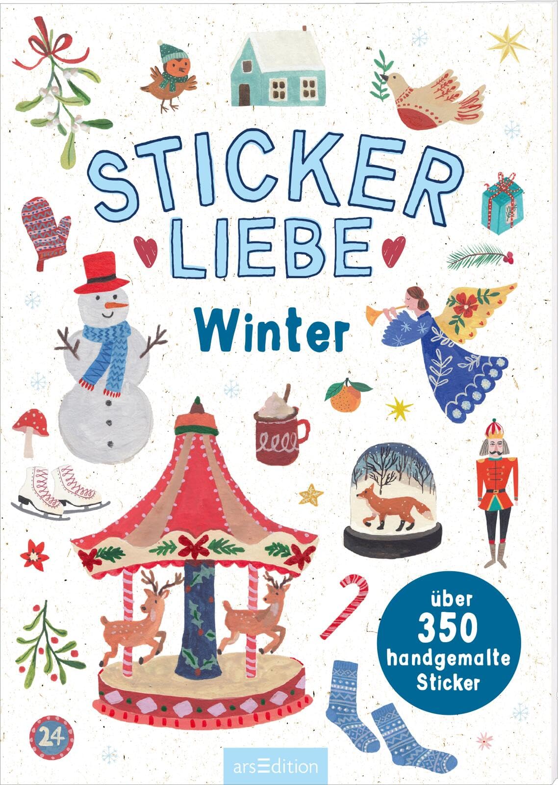 Stickerliebe Winter autocollants d'hiver faits main scrapbooking bullet journal
