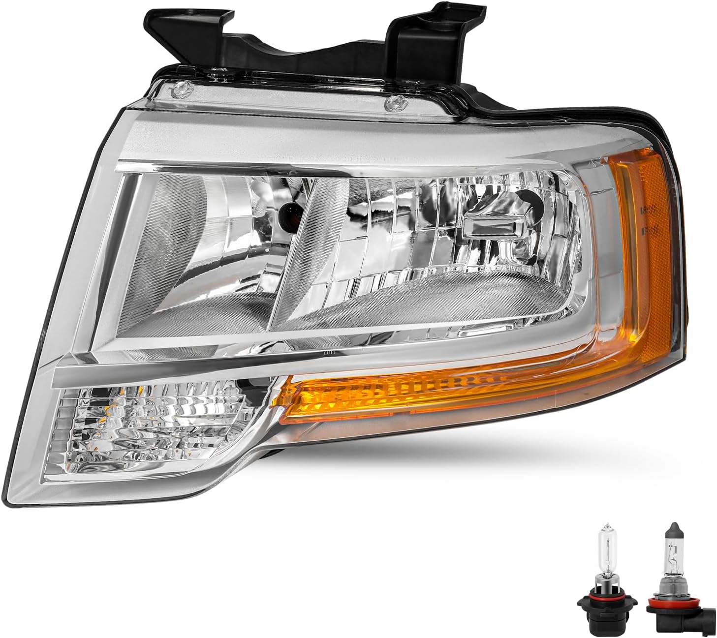 SOCKIR Projector Headlight Assembly Set for 2015 to 2017 Ford Expedition Headlamp Replacement (Left Driver Side)