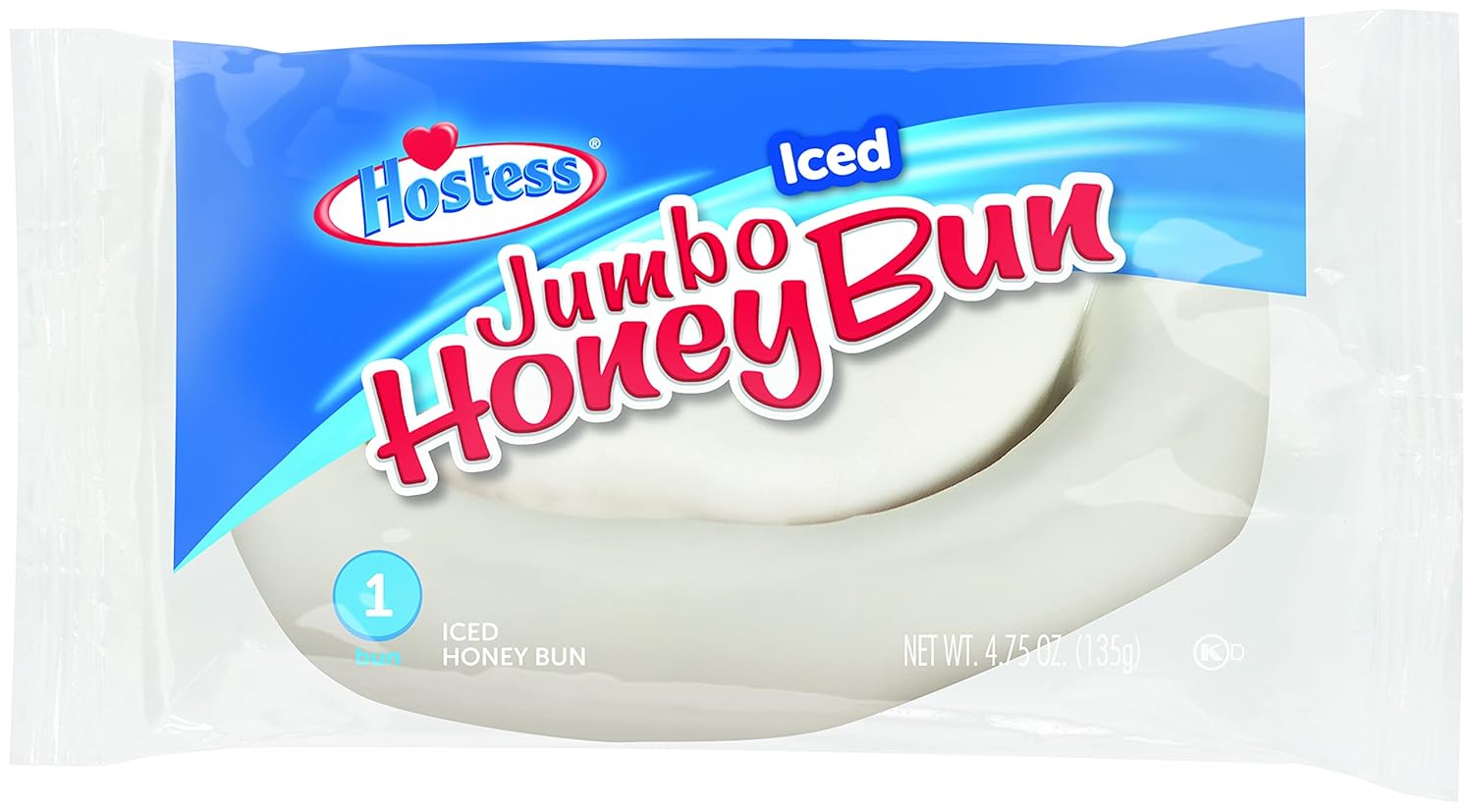 Hostess Jumbo Iced Honey Buns (Pack of 36)