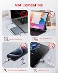 4 Pack Lightning to USB C Adapter for iPhone 15/16/17 Pro/17 Pro Max,iPad Air,Fast Charging & Data Transfer,Type C Charger Connector Cable for iPhone 17/16 Charger-Not for Audio/Headphone/OTG