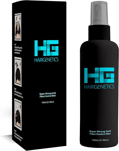 Hair Genetics Hair Fibre Spray - Hair Fibres Setting Spray - 100ml Spray Bottle - Hair Spray Bottle