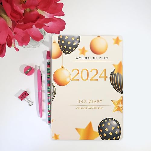 Miniatura 8 de Cabilock 2024 Planner Weekly Monthly Agenda Daily Goals Planner Academic Planner Schedule Recording Notepad Agenda Notepad for Office