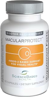 MacularProtect AREDS 2 Formula – Eye Health Vitamin and Mineral Supplement with Lutein, Zeaxanthin, and B Vitamins (B6, B12, and Folate) for Extra Macular Support – 60 Capsules