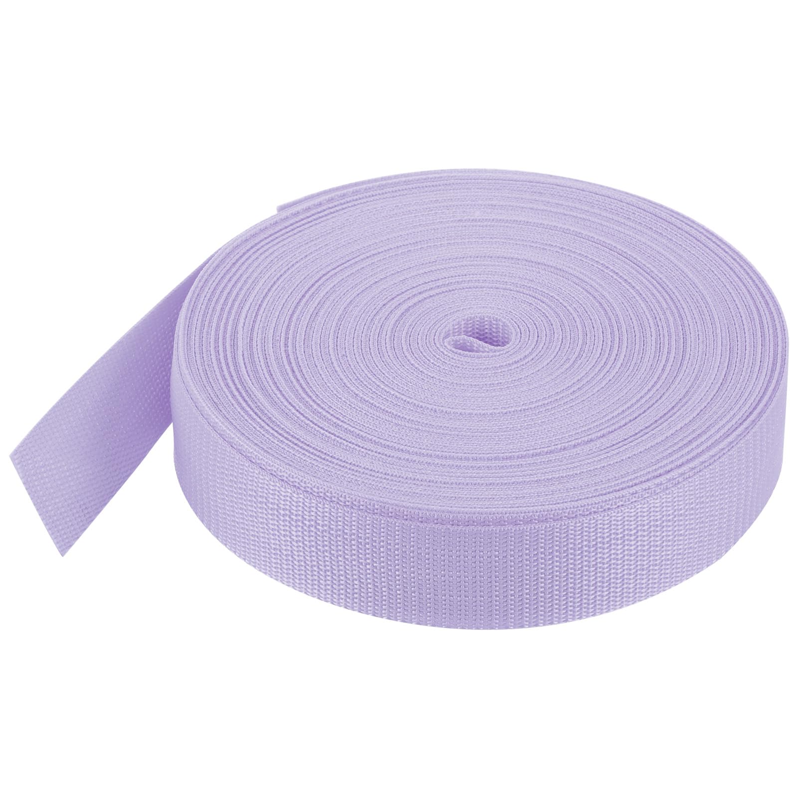 MECCANIXITY Lightweight Polypropylene Webbing Strap 1 1/2" 25 Yard Backpack Strapping Band Pink for Outdoor Luggage Cargo Straps