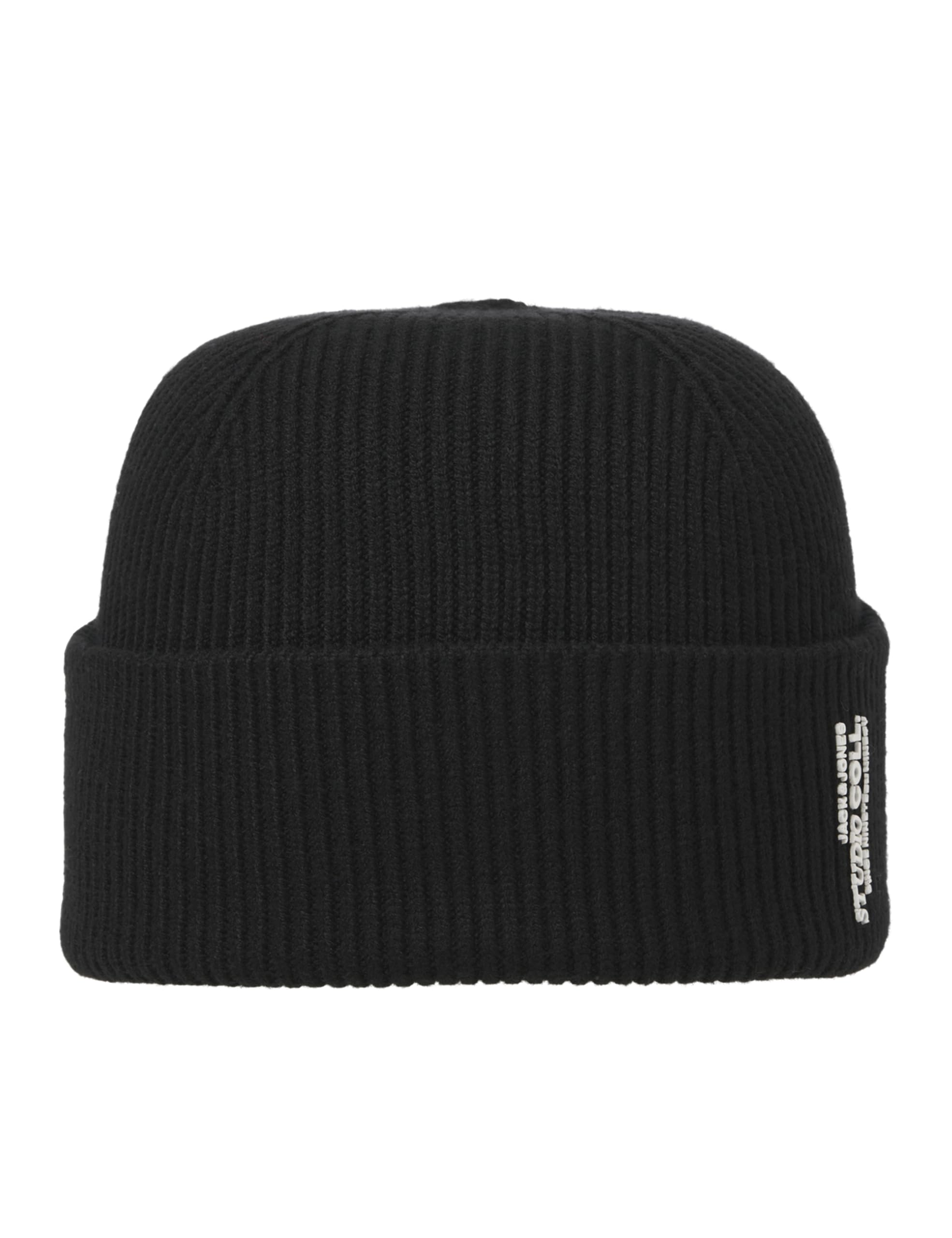 Jack & Jones Men's Black Jaccoll Regular Beanie Noos, One Size